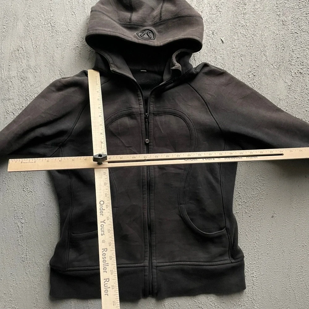 Lululemon Full Zip Scuba Hoodie Womens No Tag Size Black - Picture 4 of 7